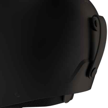 Adult rigid ear-piece ski helmet - HRC 500 - black