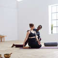 TUNNA TOPPAR/BYXOR WELLNESS DAM. Yoga - Gravidbyxa yoga KIMJALY - Yogakläder