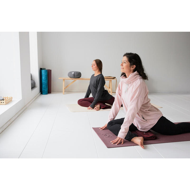 Couverture De Yoga Bordeaux Domyos By Decathlon
