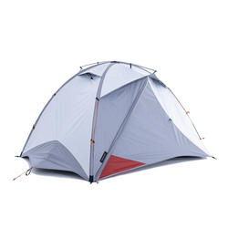2-persoons koepeltent voor trekking 3 seizoenen Trek 500 Fresh & Black