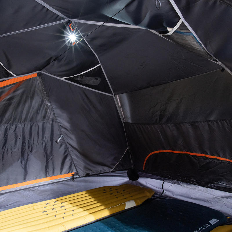 Trekking dome tent 3person MT500 Fresh&Black Decathlon