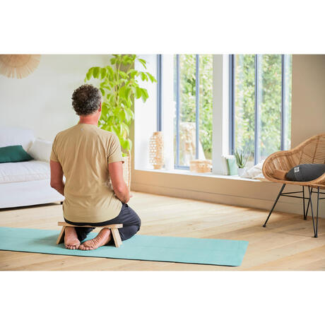 Banc De Yoga Meditation Bois De Hetre Domyos By Decathlon