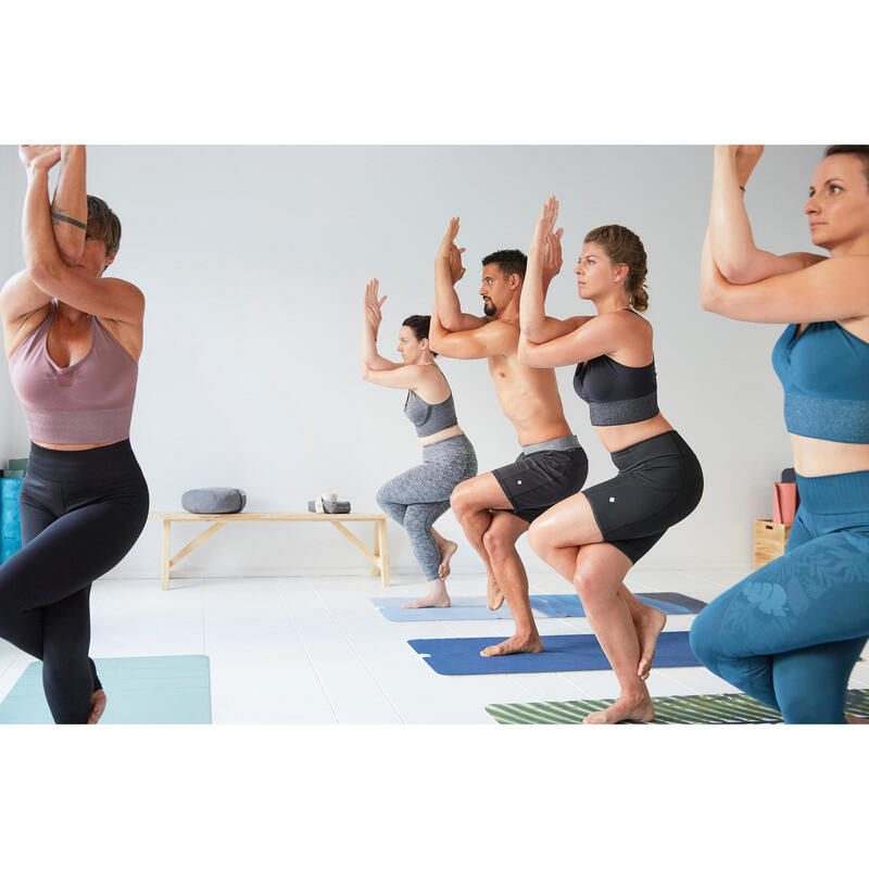 Kaymaz Yoga Matı Havlusu - Lacivert - 183cm X 61cm X 1mm