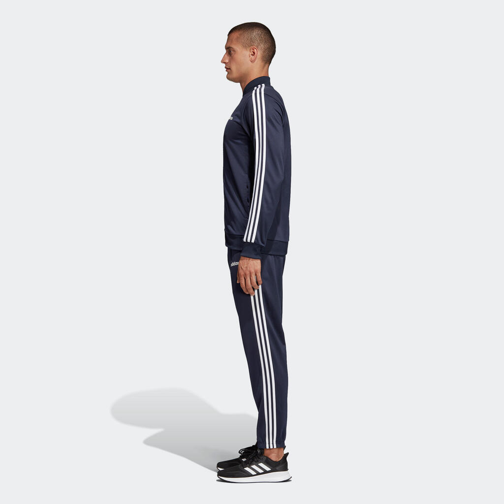 Men's Fitness Cardio Training Tracksuit - Navy Blue