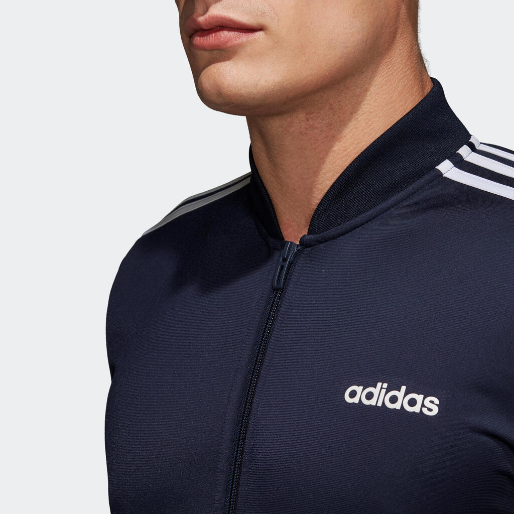 Men's Fitness Cardio Training Tracksuit - Navy Blue