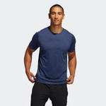 Adidas T-shirt voor cardiofitness heren Adidas gemêleerd blauw.