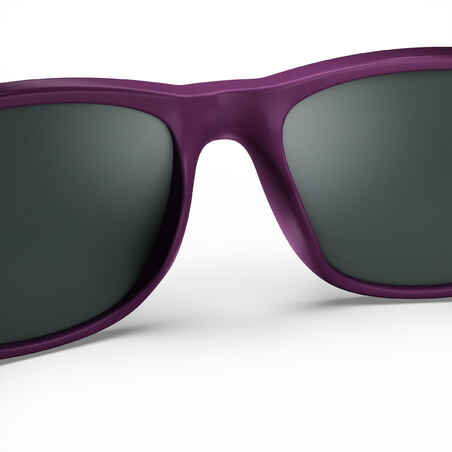 Sonnenbrille Wandern MH T140 Kinder ab 10 Jahren Kategorie 3 violett