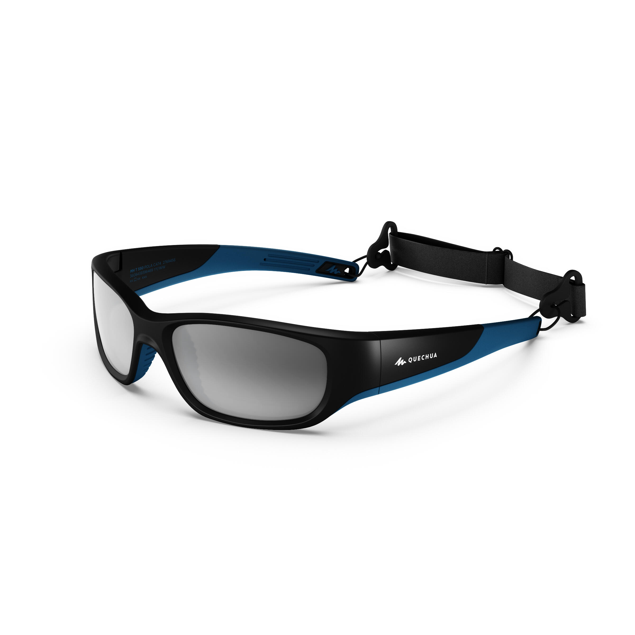 Occhiali bambino di più di 10 anni MH MHT550 categoria 4 neri e azzurri  QUECHUA | DECATHLON