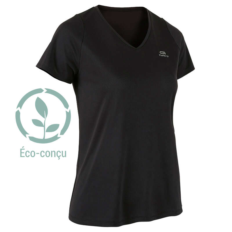 OCCAS WOMAN JOG WARM/MILD WHTR CLOTHES Clothing - RUN DRY T-SHIRT KALENJI - Tops