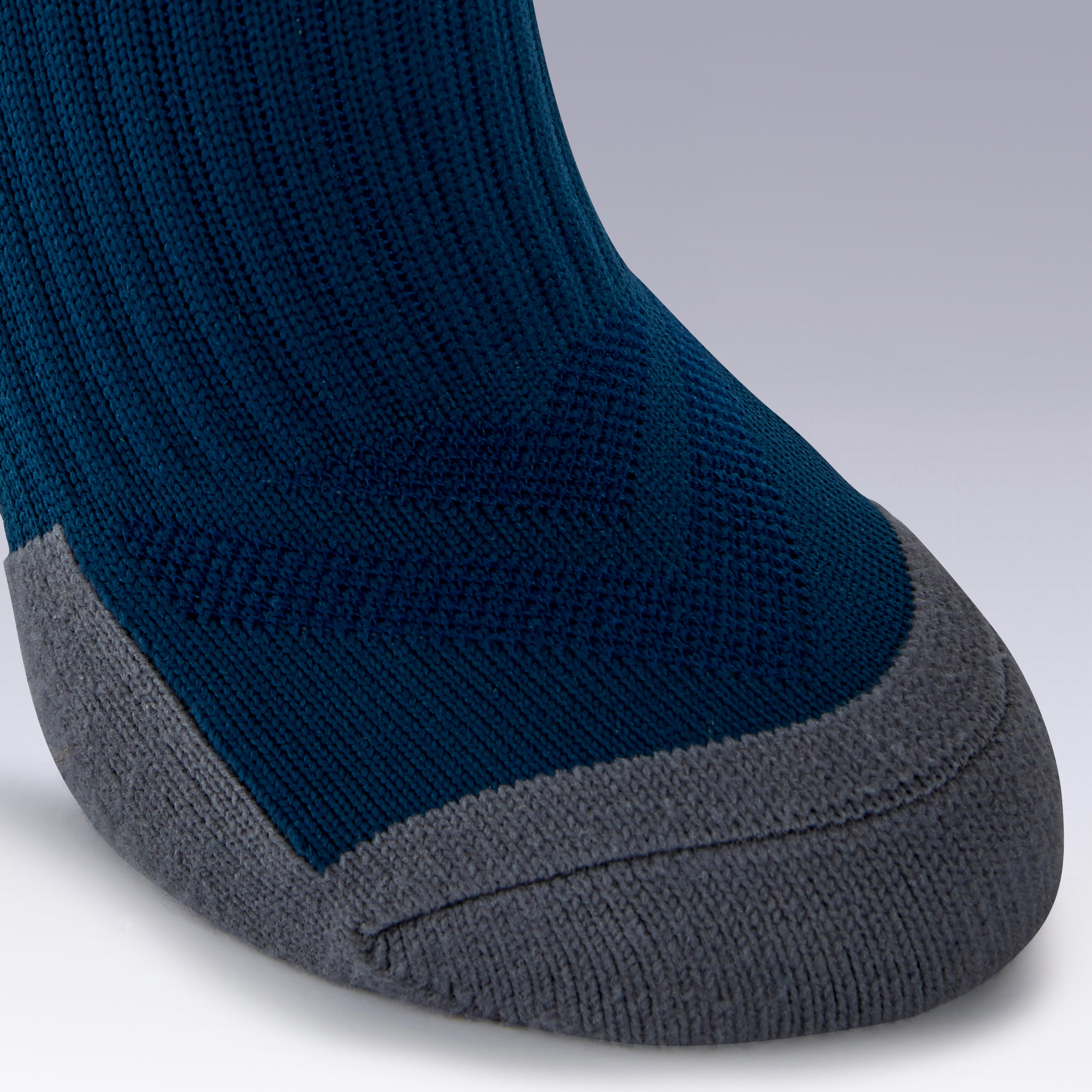 Kids' Football Socks F500 - Petrol Blue 6/6