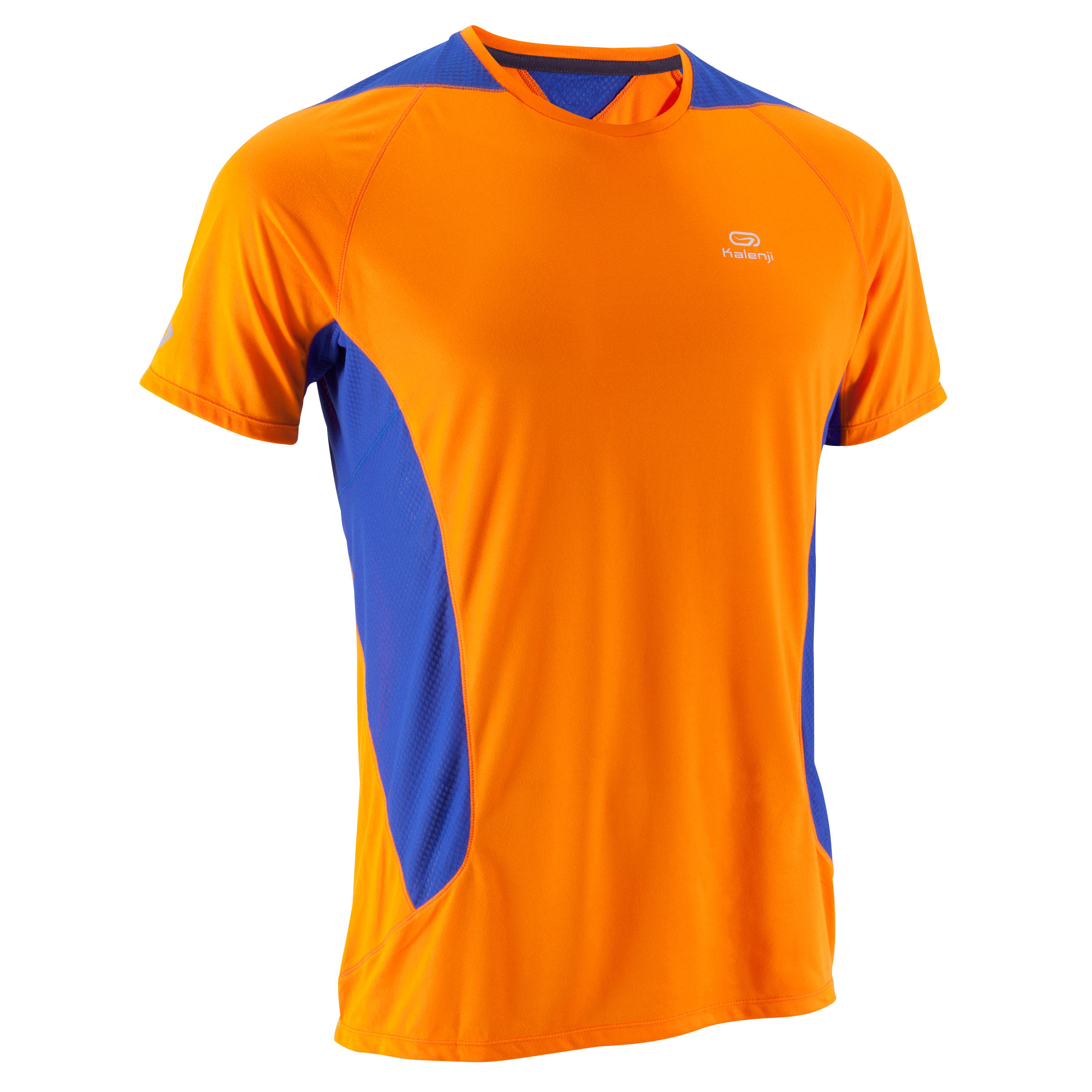 KALENJI Elio Men's Running T-Shirt - orange/blue