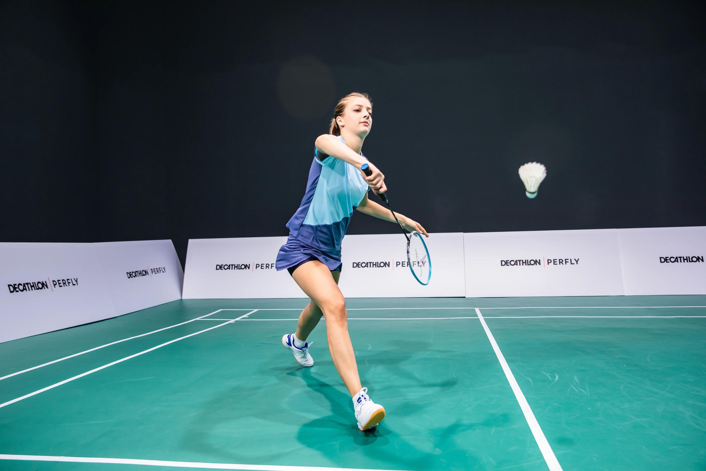 WOMEN BADMINTON SHOES BS 530 WHITE BLUE 24/27