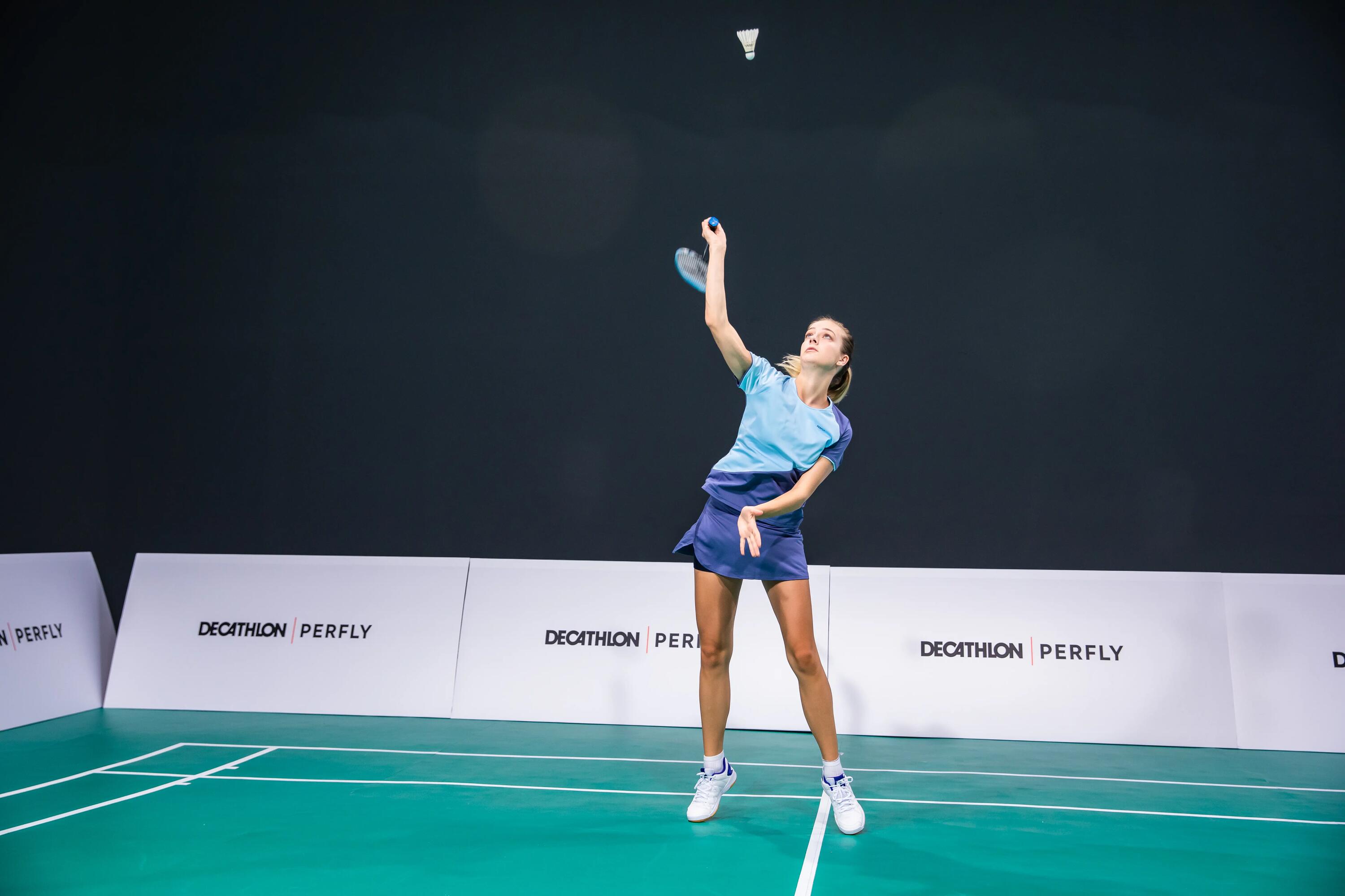 WOMEN BADMINTON SHOES BS 530 WHITE BLUE 21/27