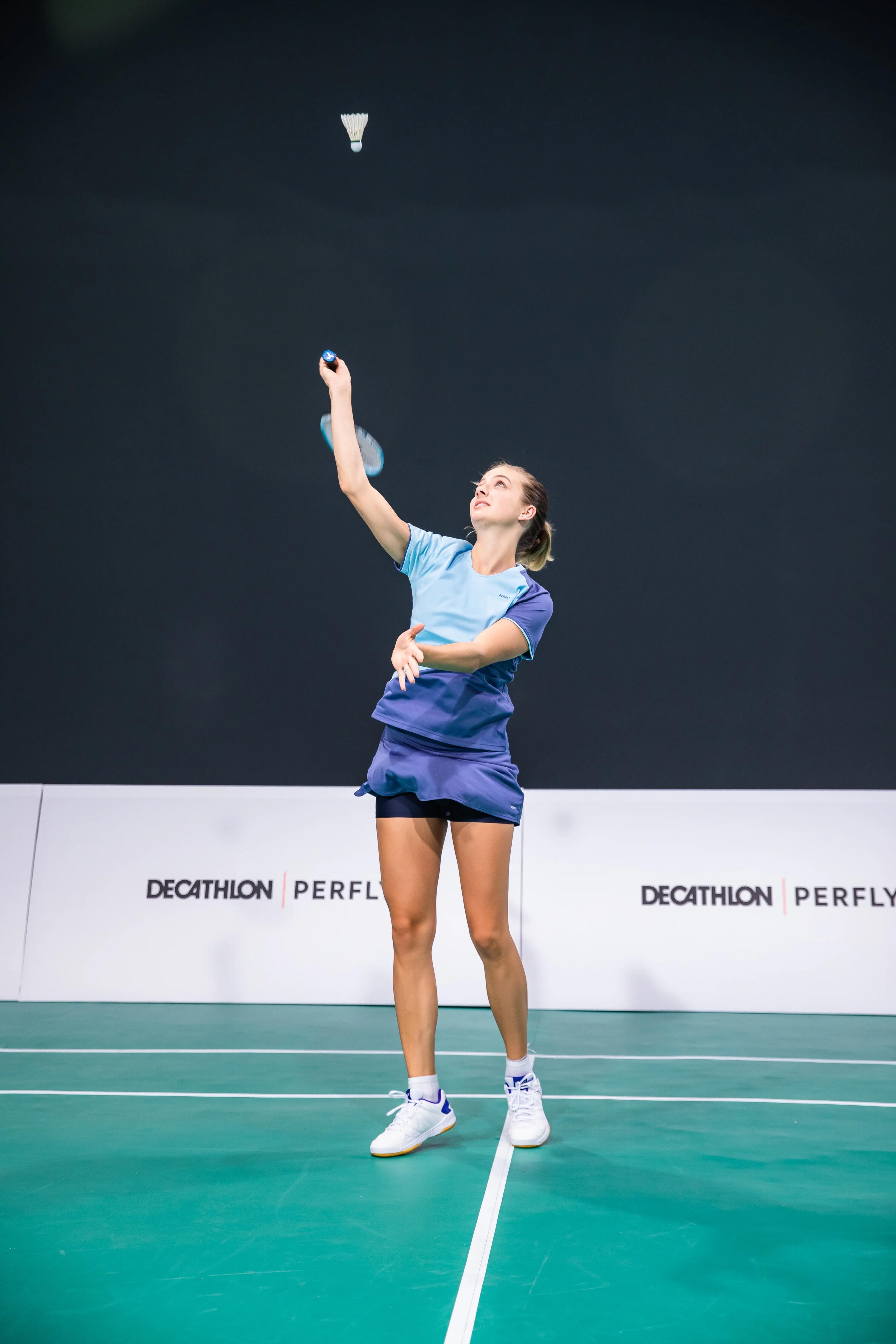 WOMEN BADMINTON SHOES BS 530 WHITE BLUE 20/27
