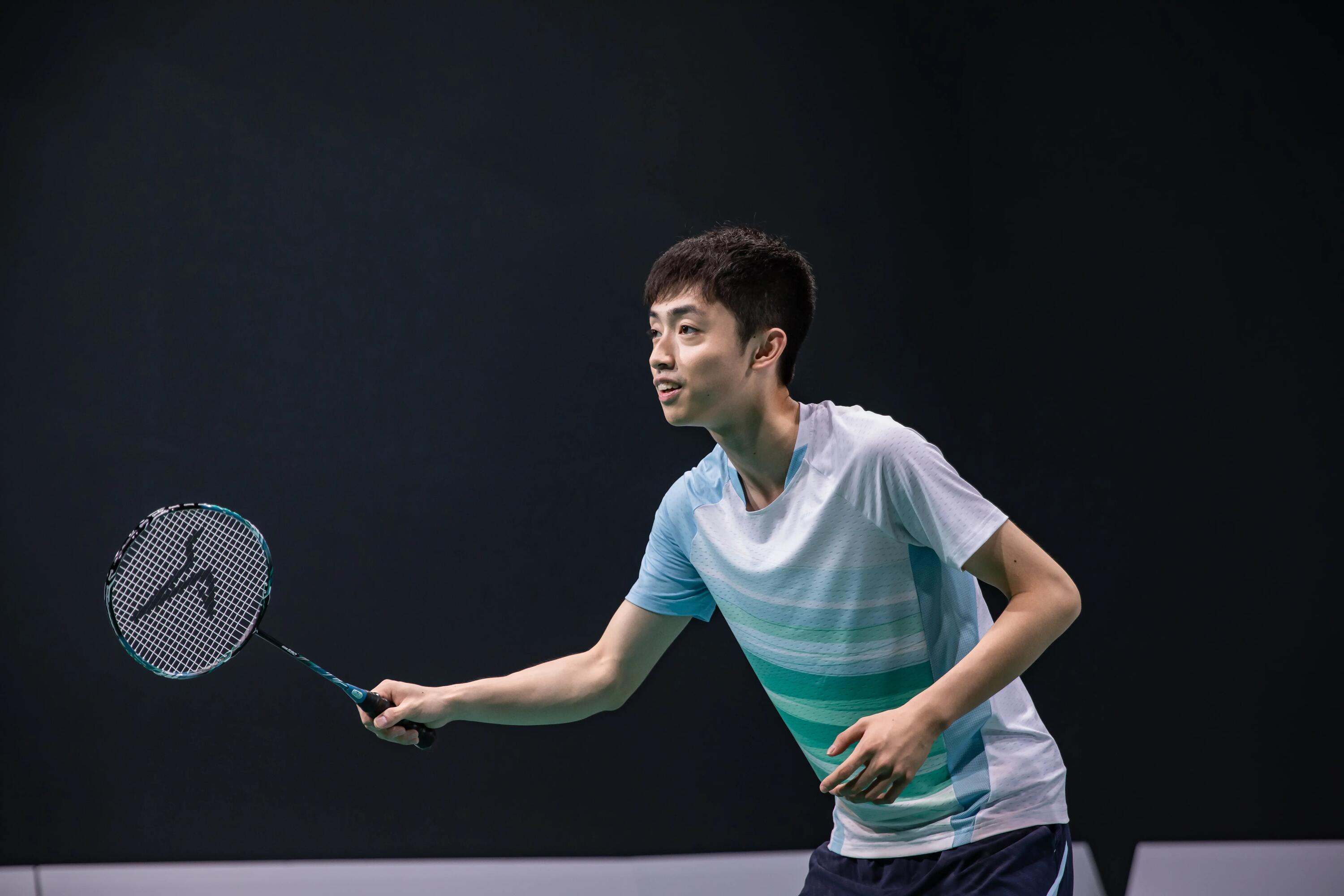 ADULT BADMINTON RACKET BR 590 BLACK GREEN 22/26