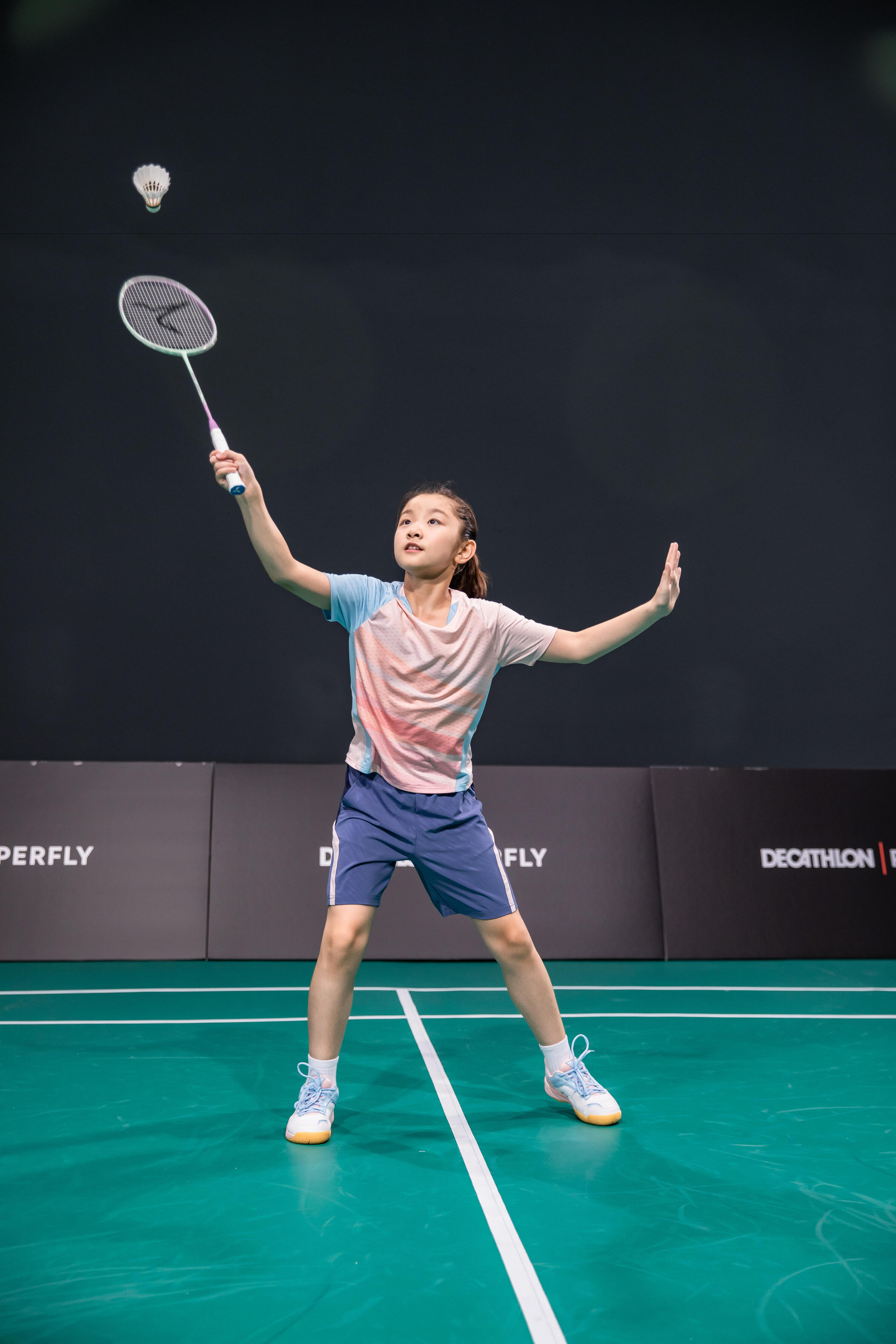 JUNIOR BADMINTON RACKET BR 560 LITE MINT PINK 25/26