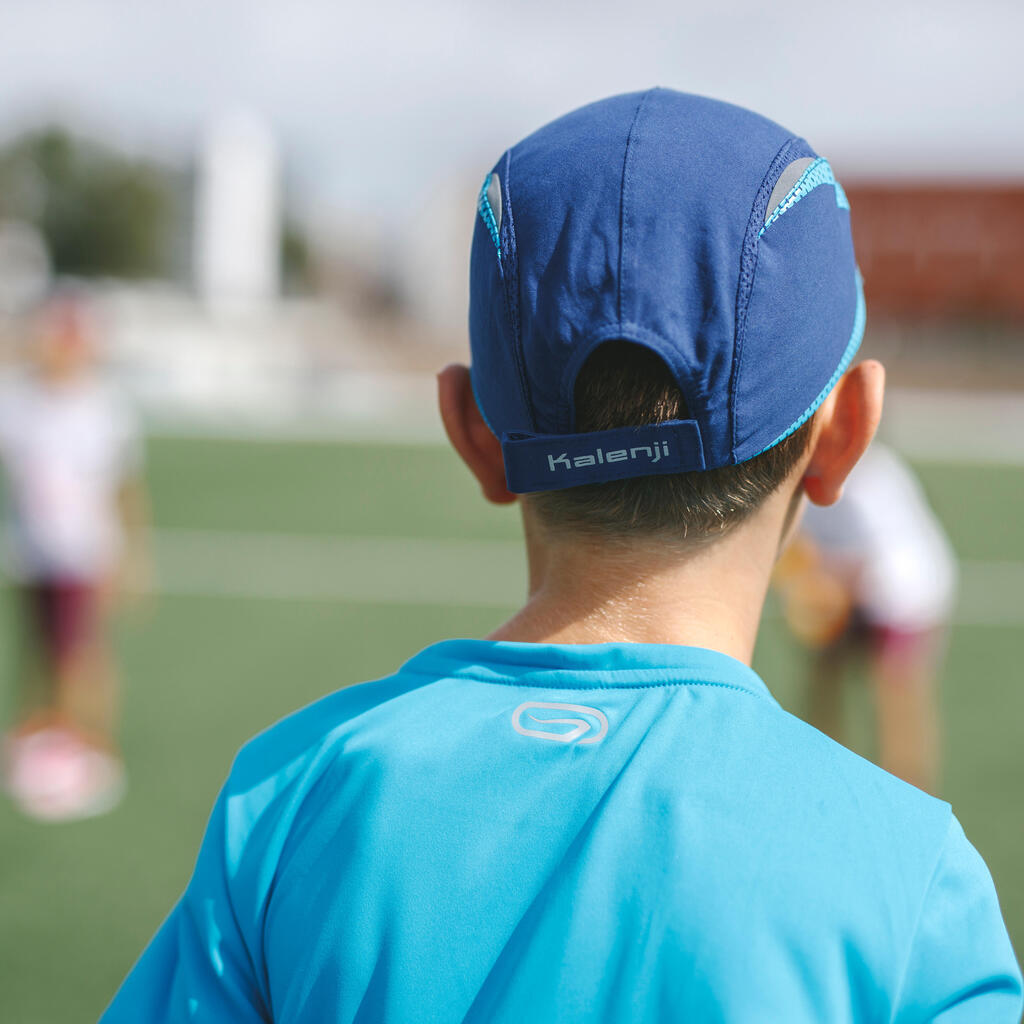 Lauf-Cap Schirmmütze Kinder blau