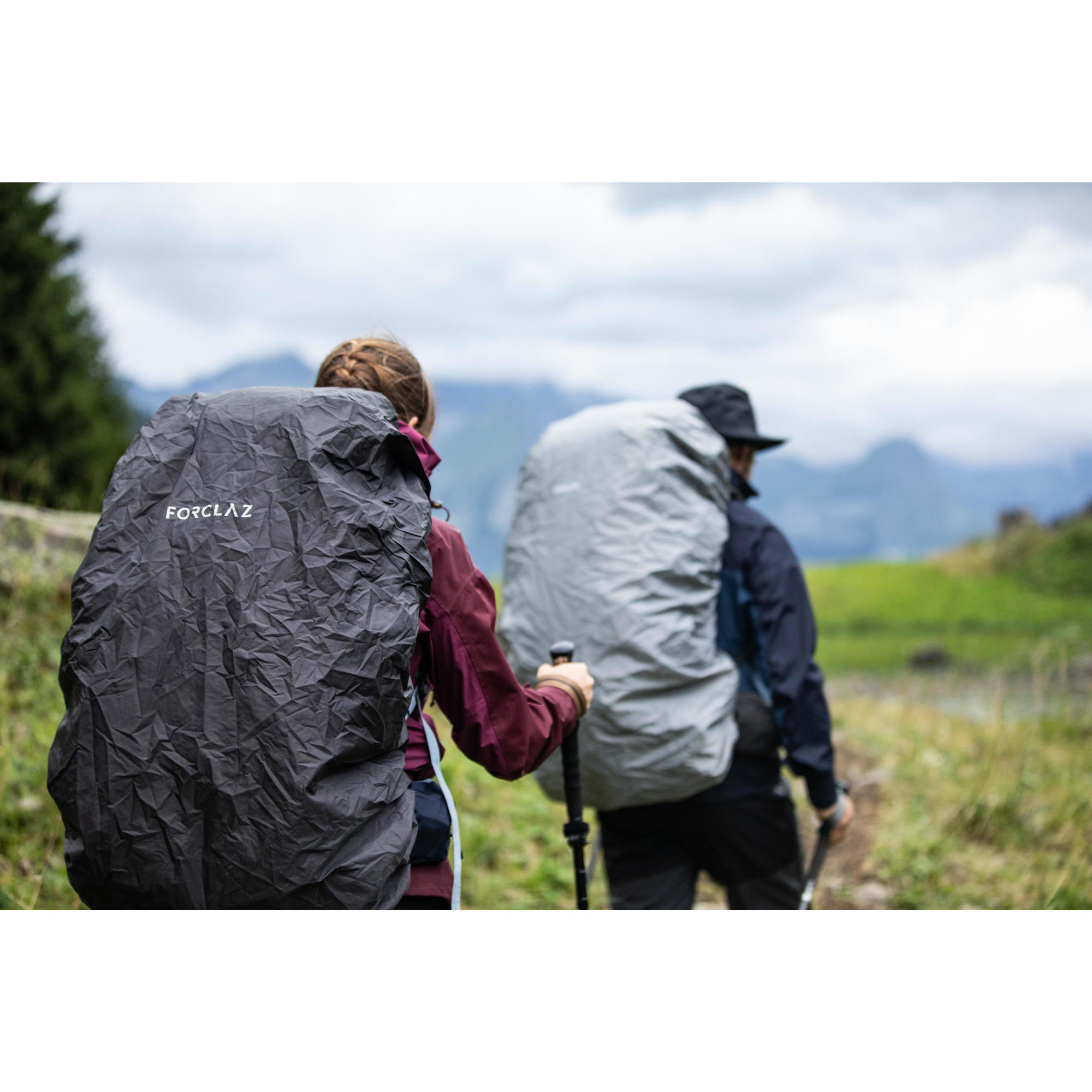 Housse de pluie renforc e pour sac dos de trekking 40 60L