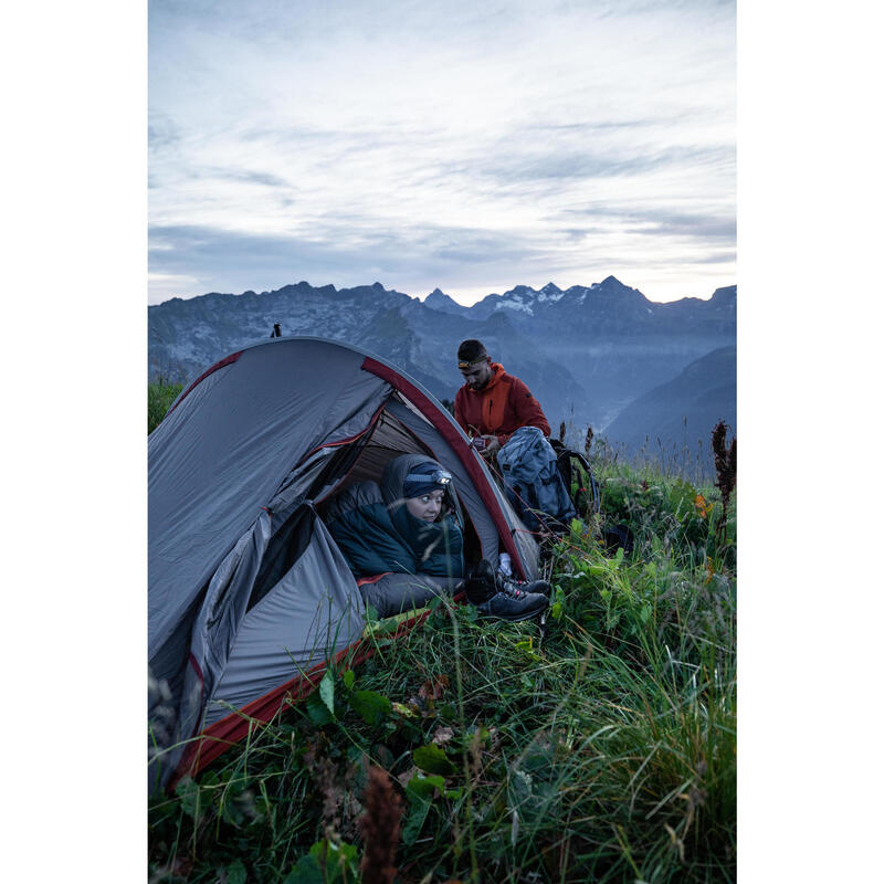 Sac de dormit de trekking 10°C din puf, ușor și compact, MT900