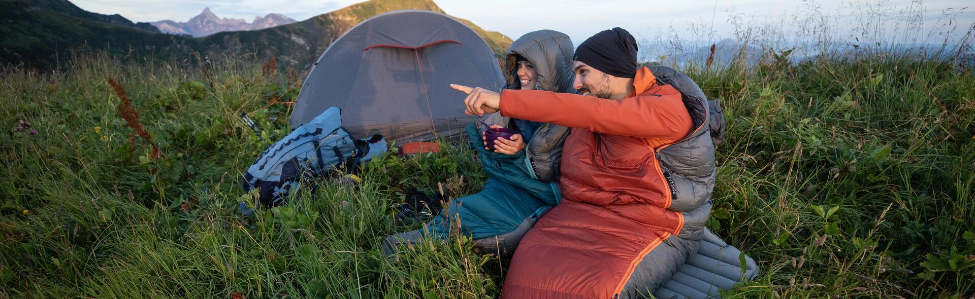 Choosing the right sleeping bag for hiking or bivouacking