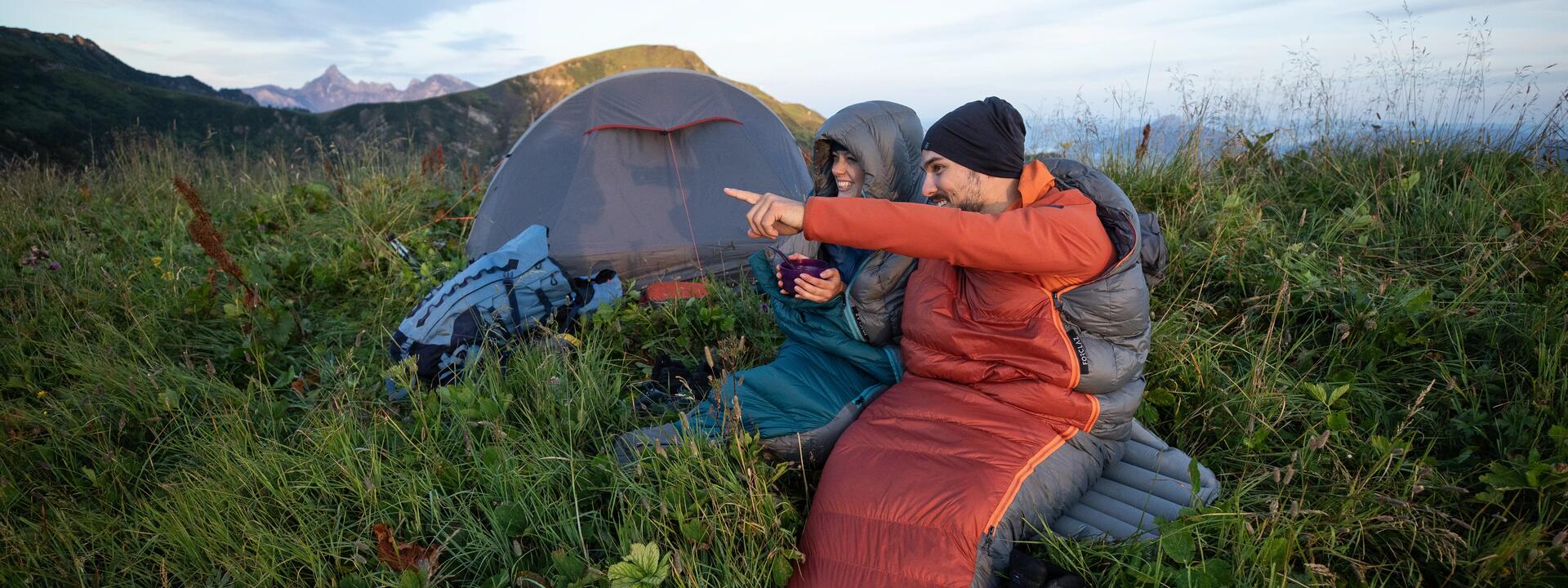 Choosing the right sleeping bag for hiking or bivouacking