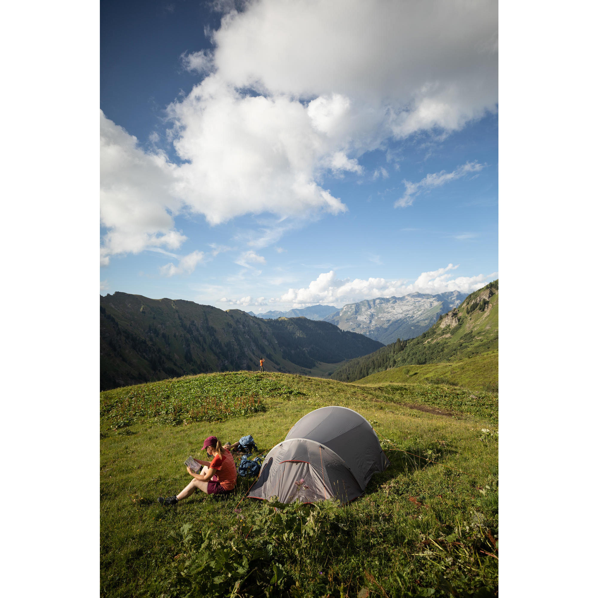 Tenda a tunnel da trekking - 3 posti letto - MT900 Ultralight