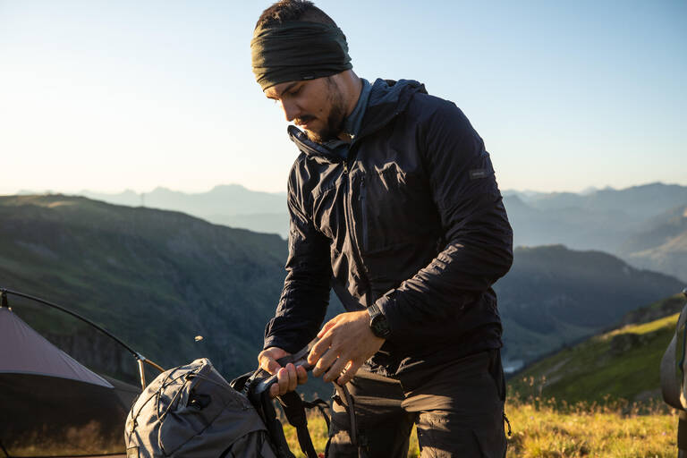 Scarf Wol Merino Trekking MT 500 - Hijau Khaki