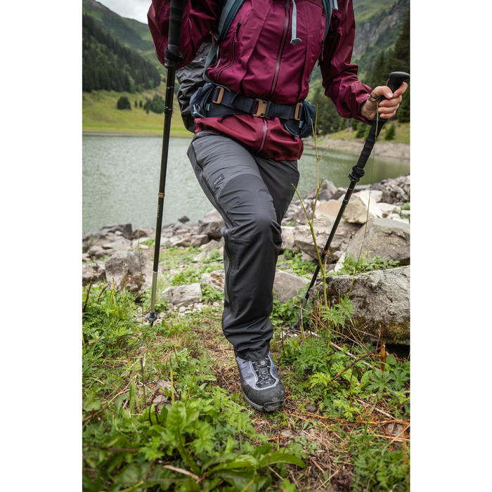 Hiking Poles 1 Trekking Pole MT500 Black Decathlon