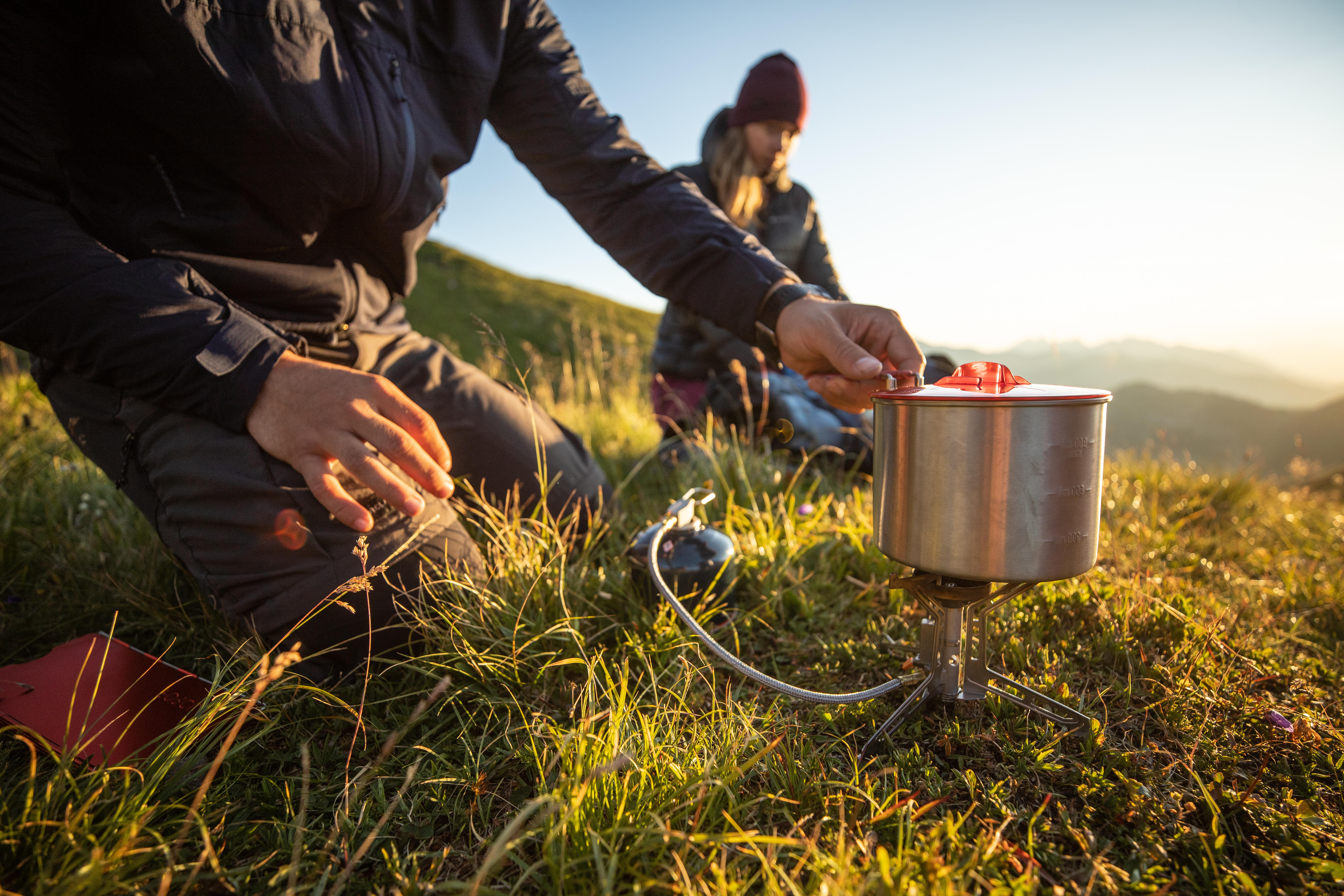 Stainless Steel Hiking Cook Set - MT 500 - FORCLAZ