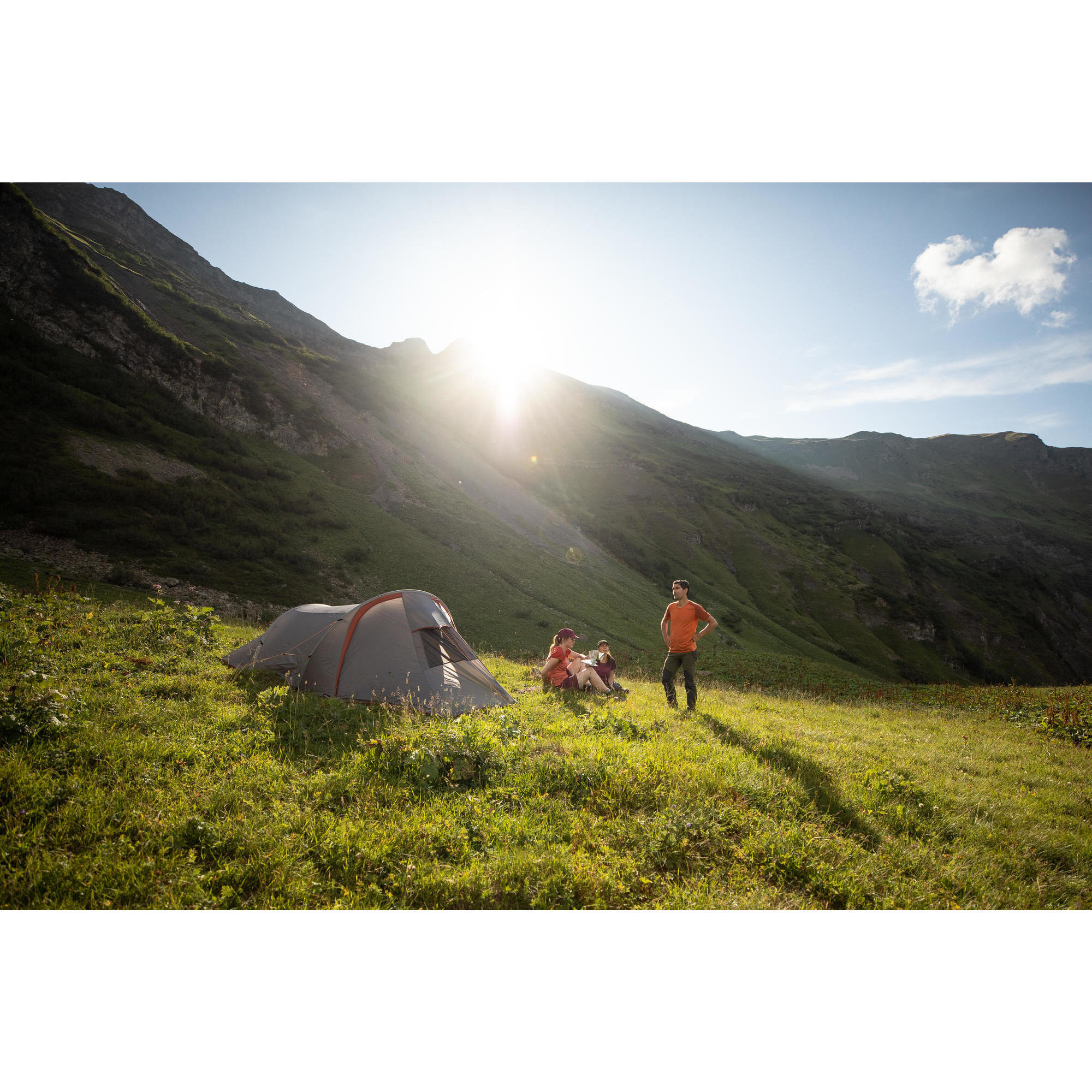 Tenda a tunnel da trekking - 3 posti letto - MT900 Ultralight