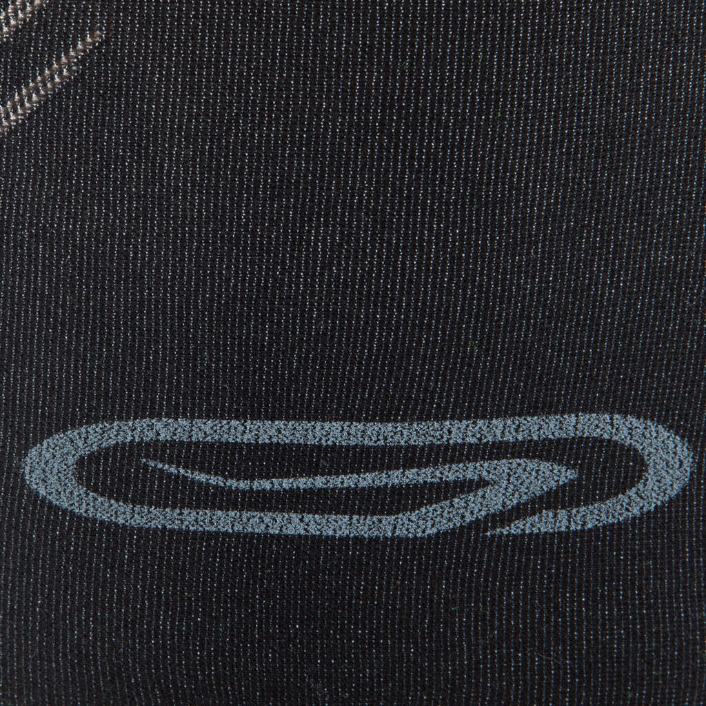Laufshorts kurze Tights Sprinter Kiprun Herren schwarz/grau