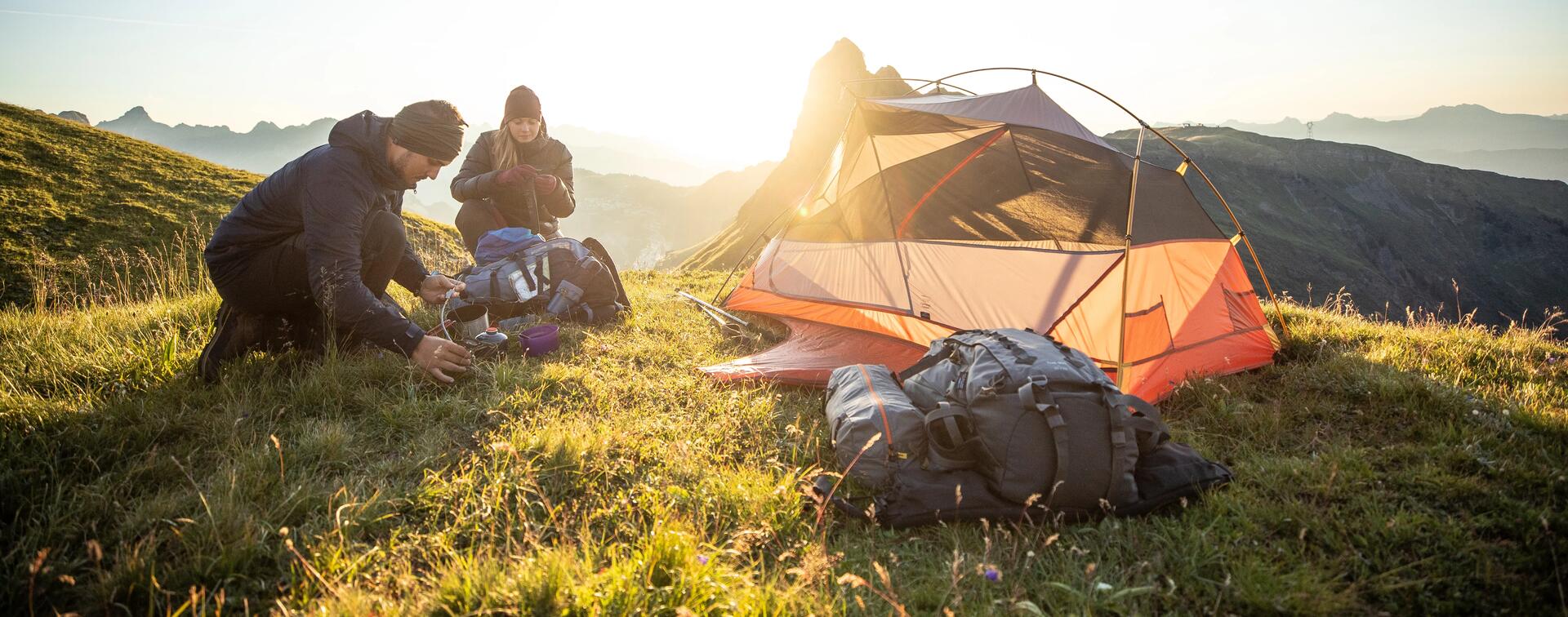 Eco-friendly trekking tent