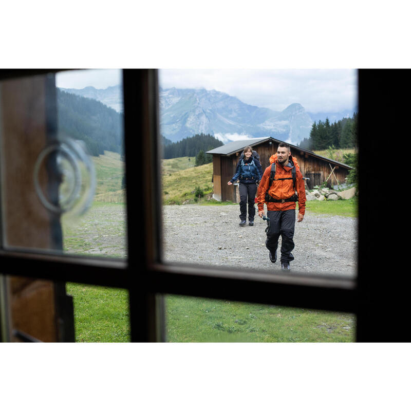 Regenjacke Damen 20.000 mm Wassersäule versiegelte Nähte Trekking - MT500