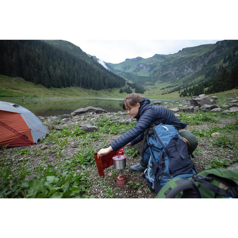 Trekking Cookset Trek 500 Stainless Steel 1 Person 0.9 Litres