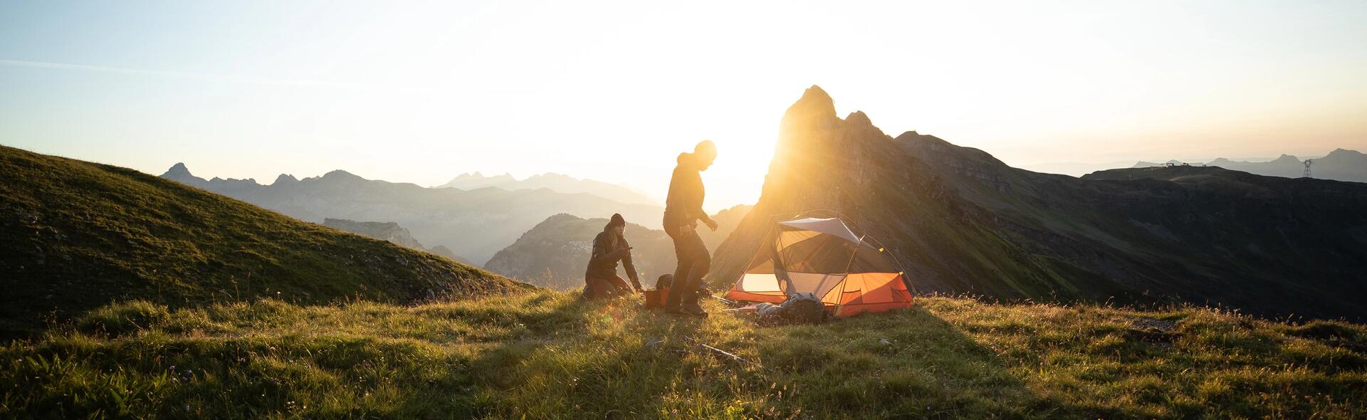 trekking volle maan