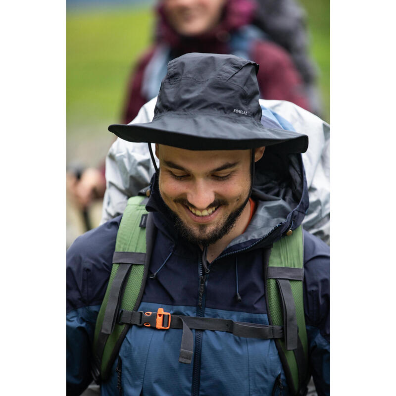 Waterproof mountain Trekking hat | TREK 900 - Dark grey