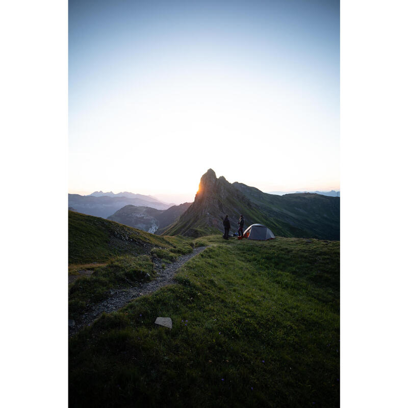 Koepeltent voor trekking MT900 3 personen grijs