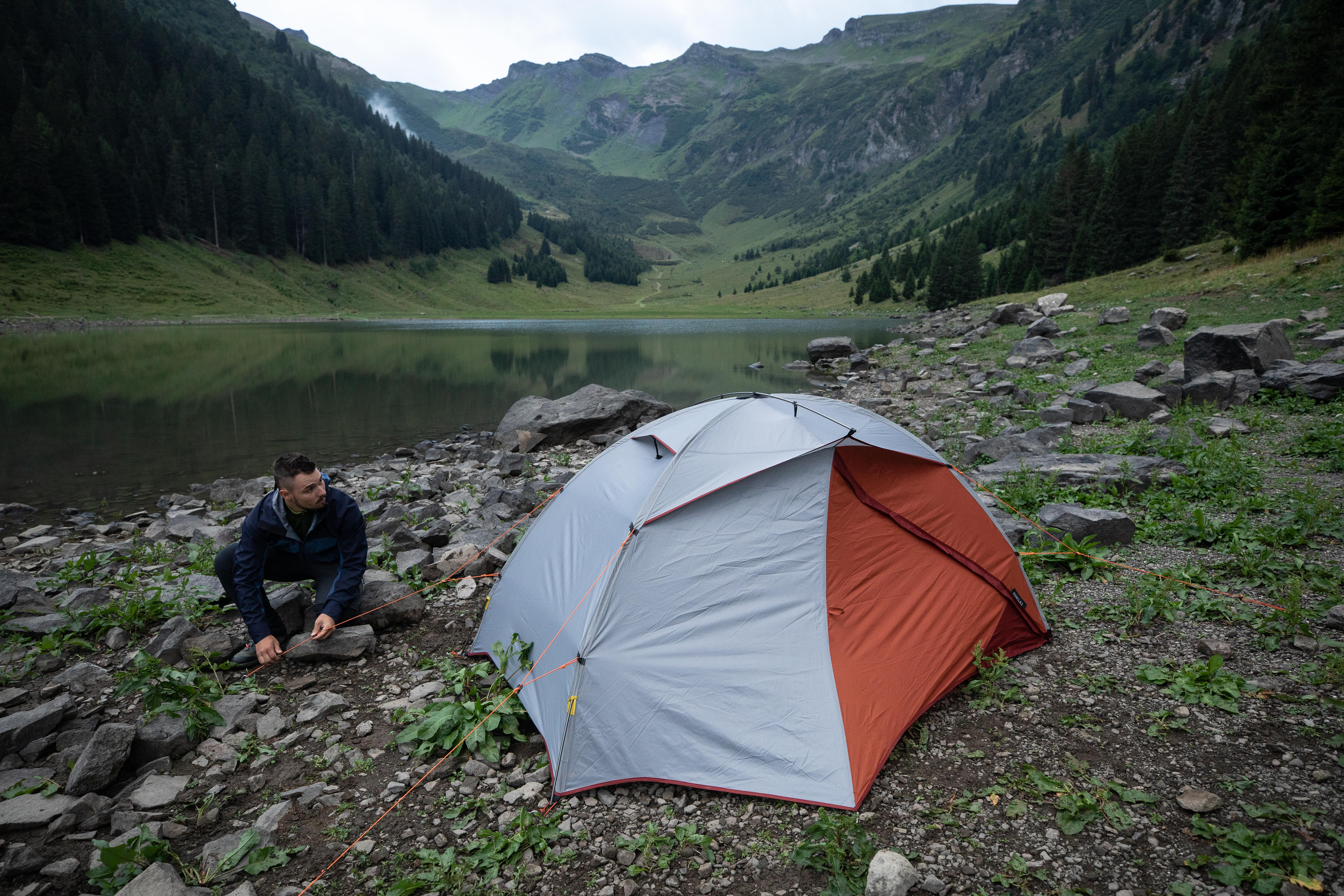 3-Person Dome Trekking Tent, MT 500 - FORCLAZ