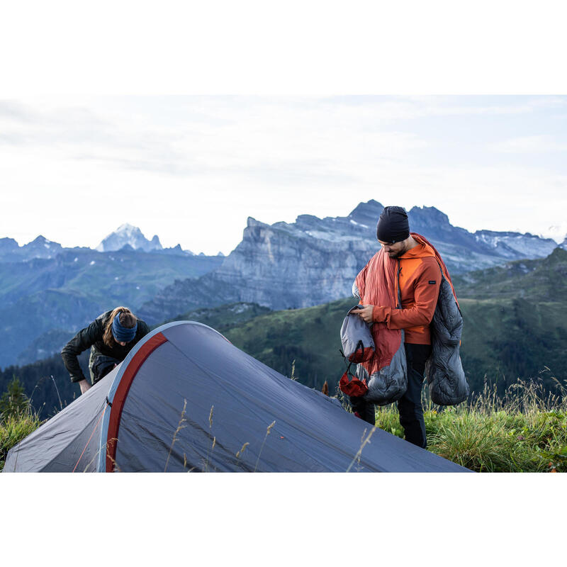 Sac de dormit cu umplutură din puf Trekking MT900 0°C Roșu