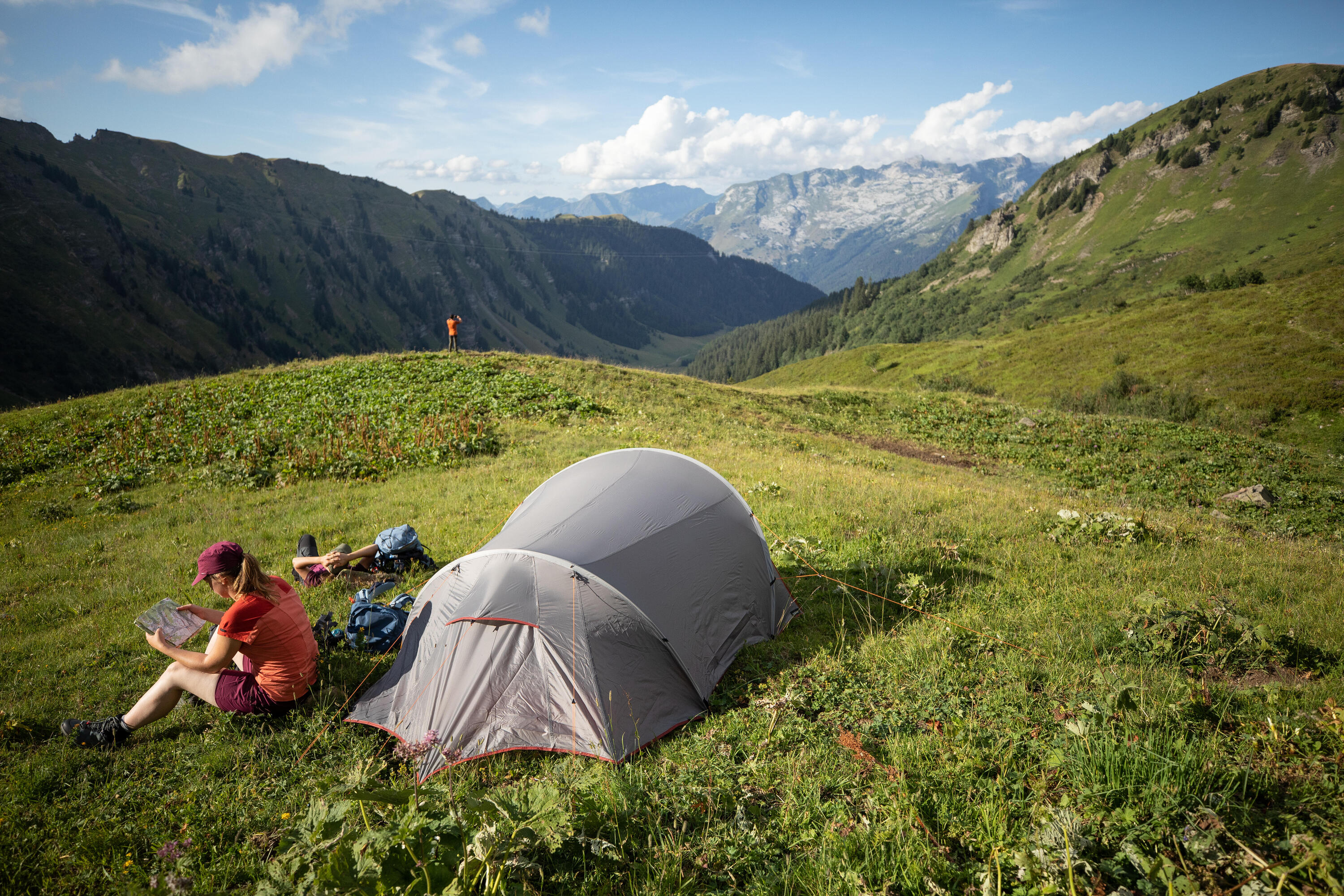 Tente tunnel de trekking 3 places, MT900 Ultralight 15/19