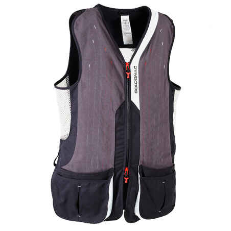 520 Clay Pigeon Shooting Waistcoat - Grey