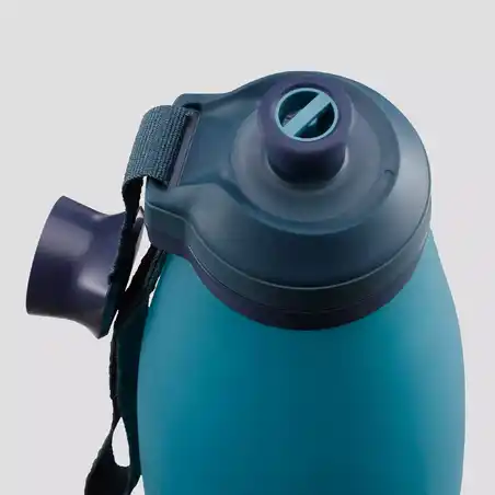 Soft & Compressible Trekking Water Bottle Trek 500 Soft 0.6L - Blue