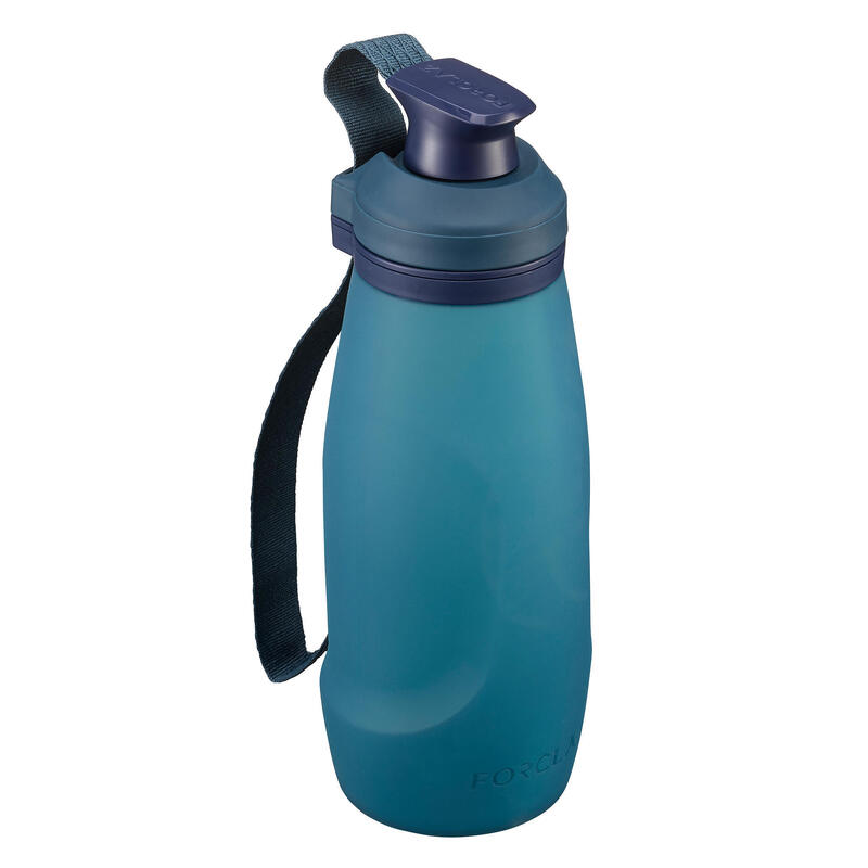 Soft & Compressible Water Bottle 0.6L - Blue