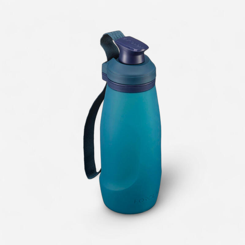 gourde souple & compressible de trekking - TREK 500 Soft 0,6L bleu
