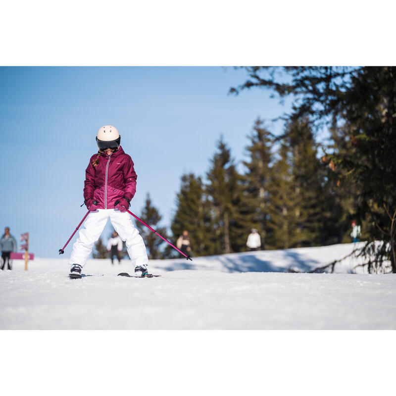 PANTALON DE SKI ENFANT 100 BLANC