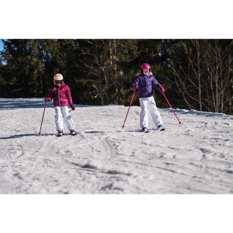 PANTALON DE SKI ENFANT 100 BLANC