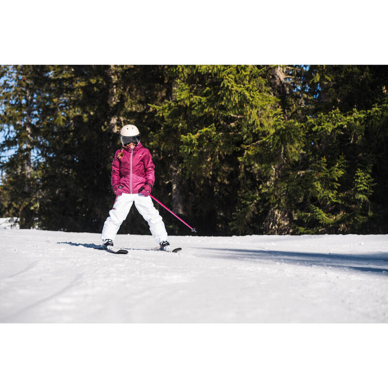 PANTALON DE SKI ENFANT 100 BLANC