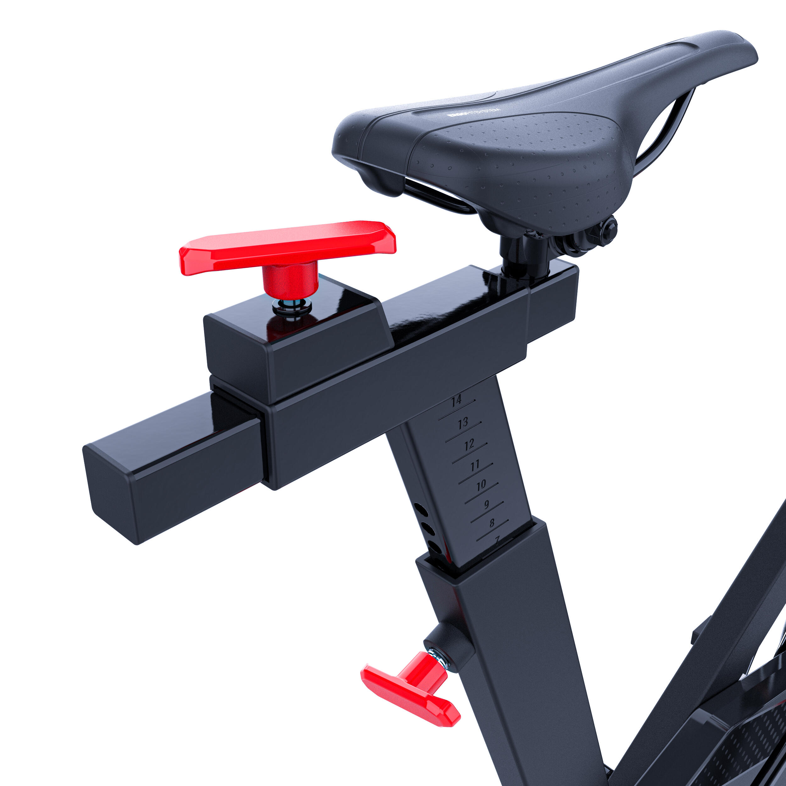 Vélo stationnaire avec roue d’inertie de 12 kg – Biking 100 - DOMYOS