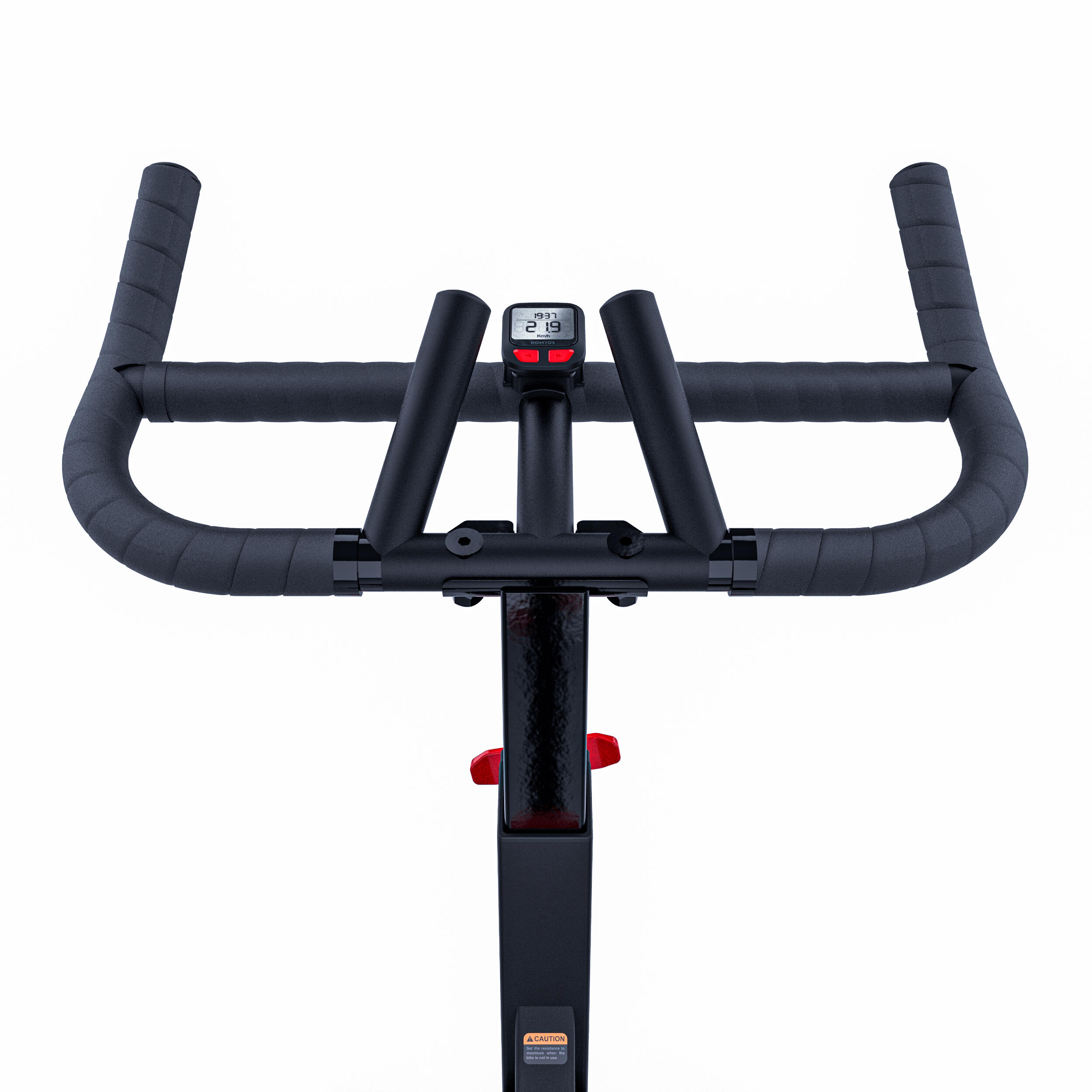Vélo stationnaire avec roue d’inertie de 12 kg – Biking 100 - DOMYOS