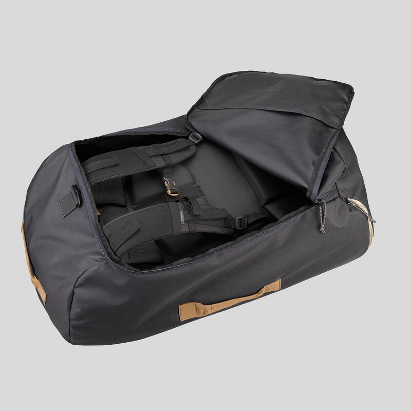 Bolsa de viaje de montaña 40-90 Litros Forclaz Travel 90. Equipaje de mano